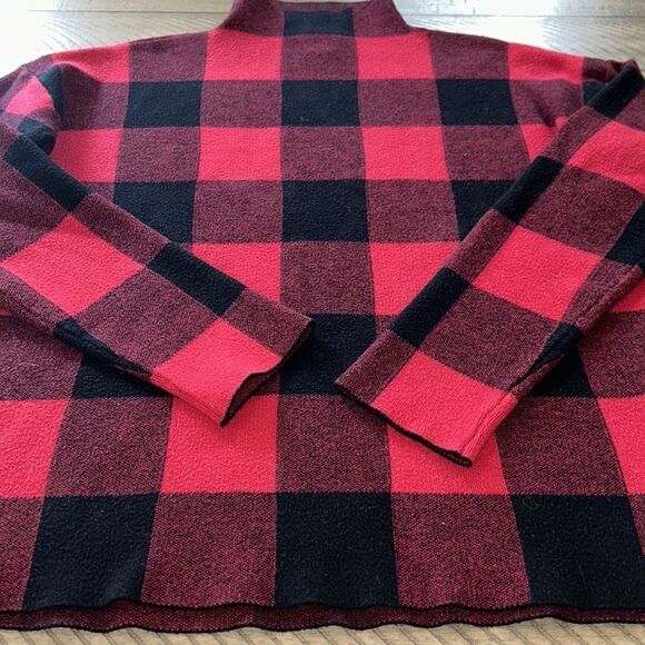 🌴 Tommy Bahama 🇧🇸 Mock 🐢Neck Sweater Buffalo🦬 Scotland🏴 Plaid - Picture 3 of 17